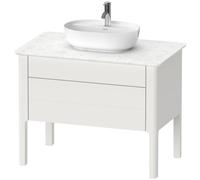 Duravit Luv armoire 93.8x57x74.3 cm sous-lavabo sur pied blanc LU956903939