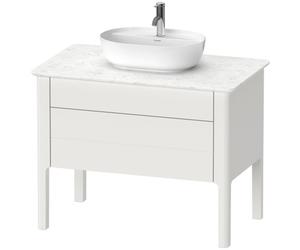 Duravit Luv armoire 93.8x57x74.3 cm sous-lavabo sur pied blanc LU956903939