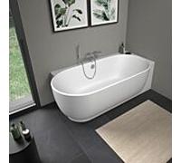 Duravit Baignoire Luv – angle droit, 2 pentes de dos, acrylique sans soudure, 185×95 cm, blanc mat