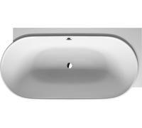 Baignoires Duravit Luv, angle à droite, 2 pentes de dos, revêtement acrylique sans soudure, 1850x950mm, blanc mat, 700432000000000