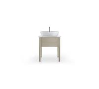 Duravit Luv bâti-support de lavabo à poser LU9560, 1 tiroir, largeur 638mm, LU956006060, Couleur: Laque mate taupe soie