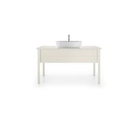 Duravit Luv bâti-support pour lavabo à poser LU9561, 1338 x 570 mm, 1 tiroir, LU956103939, Couleur: Laque mate en soie Nordic White