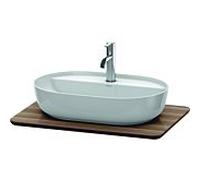 Duravit Luv console de lavabo LU946007777 68,8x47,5cm, en bois massif, avec 2000 , noyer