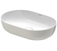 Duravit Luv lavabo 60x40 cm ovale à poser blanc-gris/pierre 0379602300