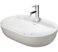 Duravit Luv lavabo 60x40 cm ovale à poser blanc-gris/pierre 0380602300