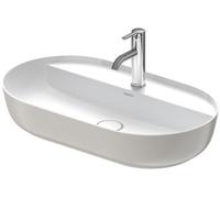 Duravit Luv lavabo 70x40 cm ovale à poser blanc-gris/pierre 03807023001