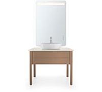 Duravit Luv LU956405454 93,8x57 74,3cm, 2000 , sur pied, finition amande satinée