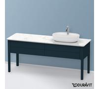 Duravit Luv Meuble bas pour plan de toilette, 2 tiroirs, LU9563R9898,