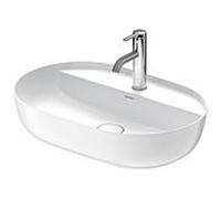 Duravit Luv poser 03806026001 blanc / blanc soie matt glitter gliss, avec trou pour robinetterie
