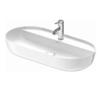 Duravit Luv poser 03808000001 blanc wondergliss, 80x40cm, poli, avec trou pour robinetterie