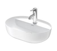 Duravit Luv vasque à poser 0380502600 50x40cm, sol, trou pour 2000 , sans trop-plein, avec rangée de trous pour robinetterie, blanc / blanc