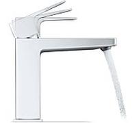 Duravit Manhattan Mitigeur monocommandÃ© pour lavabo, M MinusFlow, saillie 129 mm, sans garniture dÃ©coulement, MH1022002 - MH1022002010