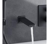 Duravit Manhattan bec de bain MH5240010046 projection 189 mm, noir mat