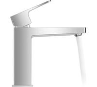 Duravit Manhattan Mitigeur monocommandÃ© pour lavabo, M FreshStart, saillie 129 mm, sans garniture dÃ©coulement, MH1021002 - MH1021002010