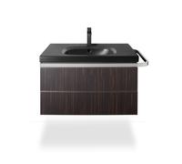 Duravit M Manhattan mitigeur lavabo MH1020001046 projection 129mm, avec tirant garniture de vidange , noir mat
