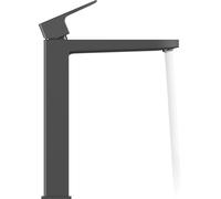 Duravit Manhattan Mitigeur monocommandé pour lavabo, saillie 181 mm, sans garniture découlement, MH1040002, Coloris: Noir Mat - MH1040002046