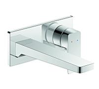Duravit Manhattan kit de montage de finition MH1070004010 encastrable mitigeur lavabo , saillie 189mm, sans tirette garniture de vidange , chromé