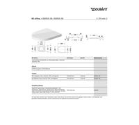 Duravit Abattant WC ME by Starck Compact - Uréa-Duroplast, fermeture amortie, charnières inox