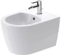 Duravit Bidet suspendu Me by Starck 22901500001 37x48 cm avec trou trop-plein WonderGliss blanc