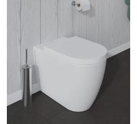 Duravit ME by Starck Cuvette au sol, carénage jusqu’au mur, 216909AC00, back to wall