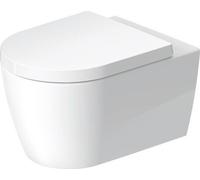 Duravit WC suspendu ME by Starck - sans rebord, chasse d'eau basse, HygieneGlaze, blanc