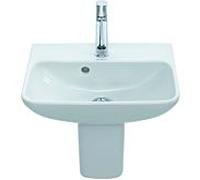 Duravit ME de Starck lavabo 0719450000 45 x 32 cm, blanc, 1 trou pour robinet, avec trop-plein