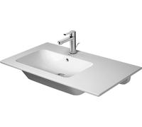 Duravit ME by Starck lavabo 83x49 cm rectangulaire de meuble-avec plateau blanc 23458300601