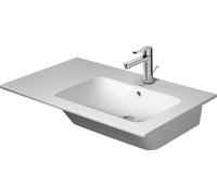 Duravit ME by Starck lavabo 83x49 cm rectangulaire de meuble-avec plateau blanc 2346830000