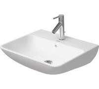 Duravit ME by Starck lavabo, avec trop-plein, 1 trou pour robinet, 550mm, 233555AC00, Couleur: Blanc satiné avec DuraShield