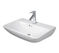 Duravit Me by Starck lavabo compact 2343603200 60 x 40 cm, avec trop-plein, avec plage de robinetterie, blanc soyeux mat, trou pour robinet 2000