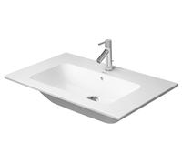 Duravit ME by Starck lavabo pour meuble, avec trop-plein, 1 trou pour robinet, 830mm, 233683AA00, Couleur: Blanc brillant avec DuraShield