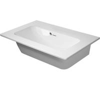 Duravit ME by Starck Meuble pour lavabo compact 2342630060 blanc, 63x40cm, sans trou pour robinetterie