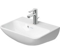 Duravit Me by Starck vasque 0719453200 45 x 32 cm, avec trou pour robinetterie, avec trop-plein, avec plage de robinetterie, blanc satiné