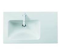 Duravit Me by Starck meuble lavabo 2345833260 83x49cm, vasque à gauche, avec trop-plein, blanc satiné mat