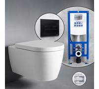 Duravit ME by Starck Pack complet cuvette suspendue et bâti-support neeos,, 45290900A1+16601BM#SET,
