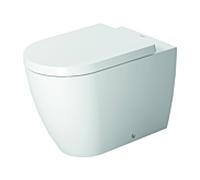 Duravit ME de Starck Stand Tiefspül WC 2169092000 blanc, Sortie horizontale, HygièneGlaze
