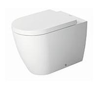 Duravit Me by Starck stand WC 2169099000 37 x 60 cm, 4,5 l, sortie horizontale, blanc / blanc soyeux mat glacis hygiénique