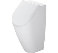 Duravit ME by Starck urinoirs, Rimless, 0,5 Bettere, sans mouche, 350x300x585mm, 281230AC00, Couleur: Couleur intérieure blanche, couleur extérieure blanche satinée, avec Hygiene Plus