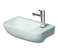 Duravit Me by Starck vasque 071740000 40 x 22 cm, trou à droite , sans trop-plein, avec blanc