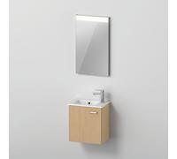 Duravit ME by Starck Vasque avec meuble XBase et miroir, XB0065L30300000,