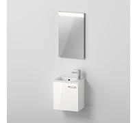 Duravit ME by Starck Vasque avec meuble XBase et miroir, XB0065L4545,