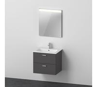 Duravit ME by Starck Vasque avec meuble XBase et miroir, XB007004949,