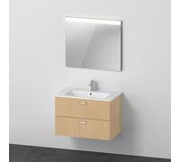 Duravit Duravit Ensemble de meubles XBase 2 tiroirs, 83 cm, chêne naturel Quantité:1