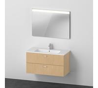 Duravit ME by Starck Vasque avec meuble XBase et miroir, XB0072030300000,