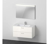Duravit ME by Starck Vasque avec meuble XBase et miroir, XB007204545,