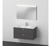 Duravit ME by Starck Vasque avec meuble XBase et miroir, XB007204949,