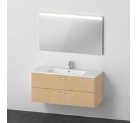 Duravit Duravit Ensemble meuble XBase 2 tiroirs, 123 cm, chêne naturel Quantité:1