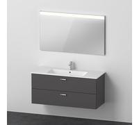 Duravit ME by Starck Vasque avec meuble XBase et miroir, XB007304949,