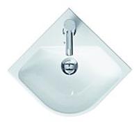 Duravit ME by Starck lavabo d'angle 0722430000 43 x 38 cm, blanc, avec trou pour robinetterie