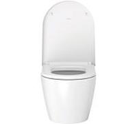 Duravit Me by Starck wall WC 25280926001 37 x 57 cm, 4,5 l, avec Durafix, blanc / Weiß Seidenmatt